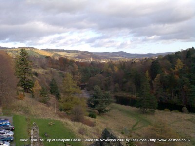 View From The Top of Neidpath Castle