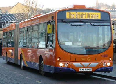 18-bright-orange-bus The Existing Service - The 18/418 - The Bright Orange Bus, provided by First